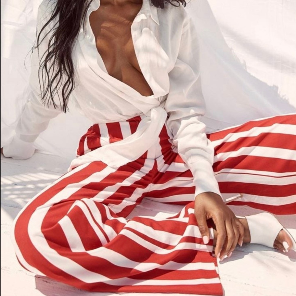 House of CB London wide leg trousers